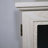White Acrylic Mirrored Door Sideboard-390639546