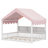 House-Shaped Daybed With Fense-1394894599