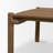 Icacos Riven Oak Wood Square Side Table