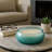 Glass Wax Decorative Candle Bowl With Modern Sculptural Design-1298624776