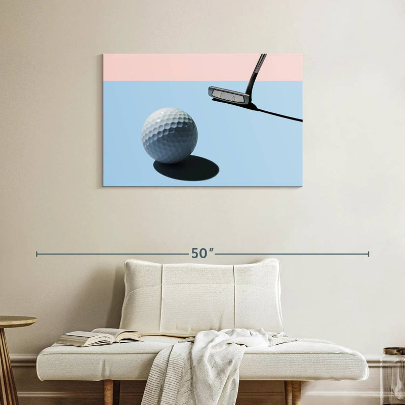 Sireci Golf Club And Ball, 24" H x 36" W