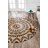 Zinia Hand-Woven Round Jute and Sisal Rug-220529042