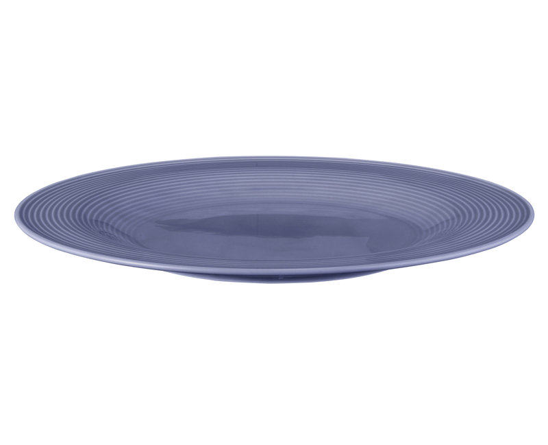 30cm Porcelain Dinner Plate, Blue