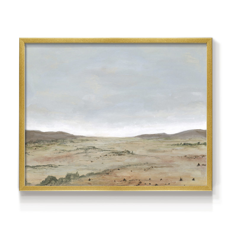 Arid Vista II - reproduction encadrée - réarmable, H 8 po x l 10 po