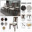 Ocossio Slat Back Dining Chair-1242137996
