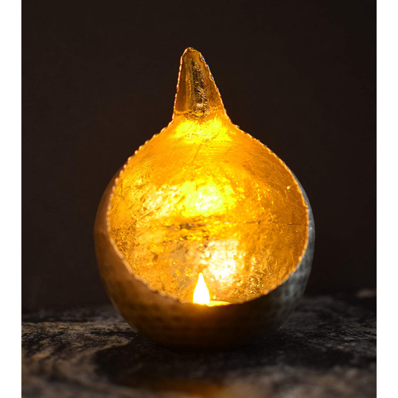 Porte-votive en verre forgé
