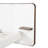 Japandi Upholstered Platform Bed with Integrated Floating Nightstands-124594251