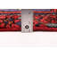 Tapis noir et rouge Andelz 4 pi 1 po x 8 pi 4 po