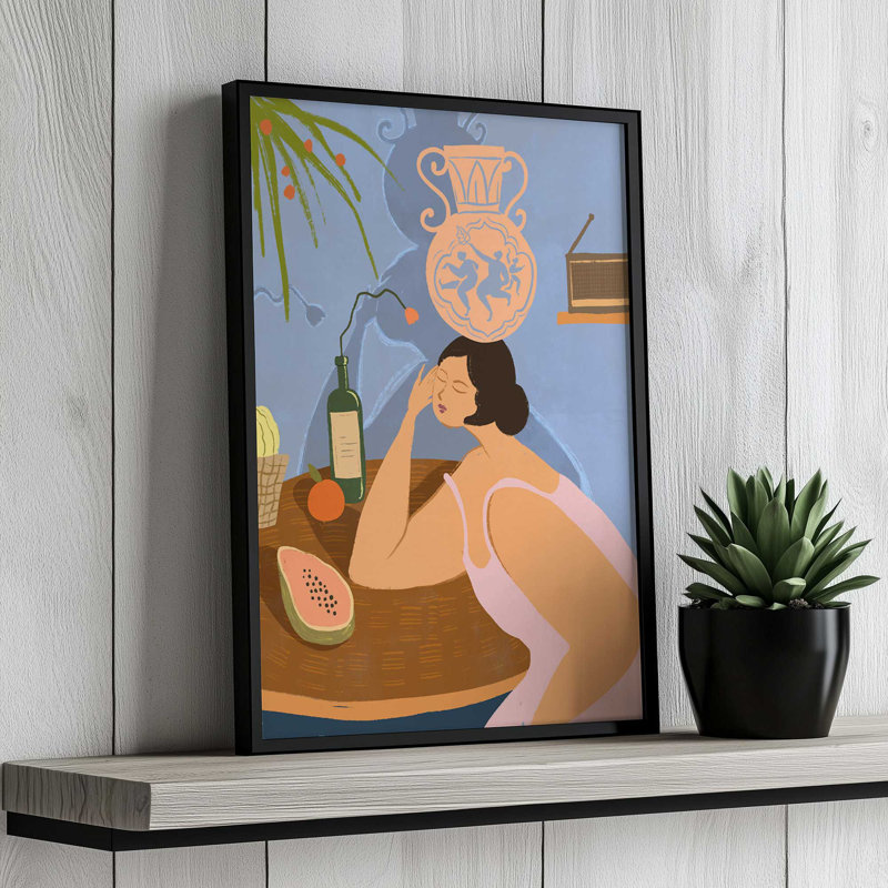 «Be Still» par Garima Dhawan, reproduction d'art sur toile, H 40 po x l 30 po, Noir