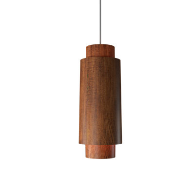 Luminaire suspendu cylindrique à 1 lumière