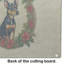 Miniature Pinscher Christmas Flowers Glass Cutting Board