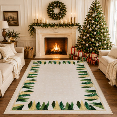 Tapis lavable à la machine Christmas