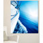 Reproduction de photo sur toile tendue, "yacht de luxe voyage en bleu sea"