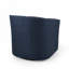 Fabric Upholstered Barrel Chair with Metal Base