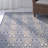 Arneshia Geometric Blue/Ivory Indoor / Outdoor Area Rug-689663122