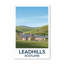 Leadhills, Scotland - Romantic Mining Village Travel Poster, Scottish Borders Print. Giclee Print On Wrapped Canvas. Wall Art, Home Decor - Cities & Towns, Scotland - Wrapped Canvas Print-2083753710