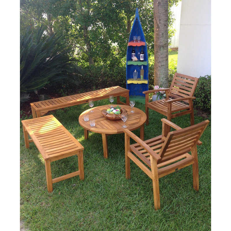 Kasandra Outdoor Teak Dining Armchair