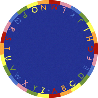 Educational Rainbow Alphabet Primary by Joy Carpets Area Rug