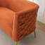 Causeuse en velours Cristen-552243128