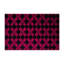 Tapis intérieur / extérieur mauve à carreaux-407097018