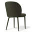 Ensemble de table de salle à manger 5 pièces ovale en faux marbre avec 4 chaises rembourrées, ensemble de table de cuisine moderne à piédestal pour 4-1984516368