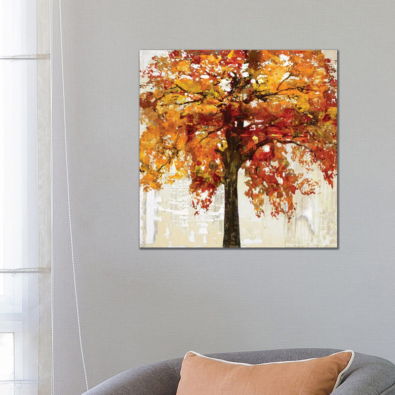 Solo II 1 Piece Painting on Canvas, 66.04 cm H x 66.04 cm W, Brown Framed