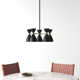 Bimini 5 Light Metal Geometric Chandelier