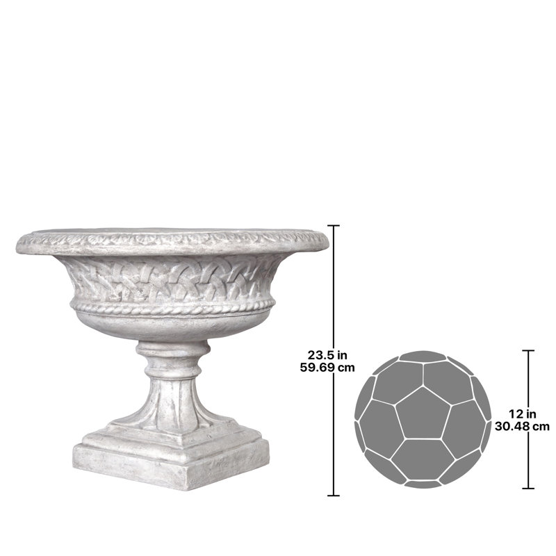Larkin Arts and Crafts Resin Urn Planter