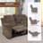 Corduroy 2 Seat Recliner Loveseat Sofa-1037003959
