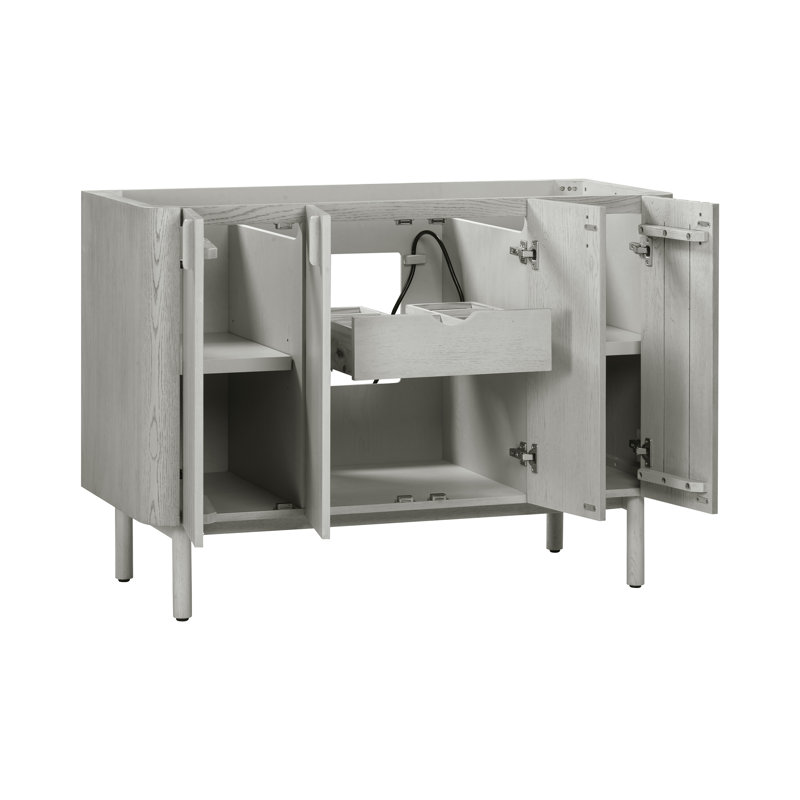 Base de meuble-lavabo simple 48 po Blakely, Gris