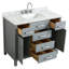 Ensemble de meuble-lavabo simple 43 po Bristol-706562326