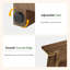 Solid Wood 3-Tier Console Table