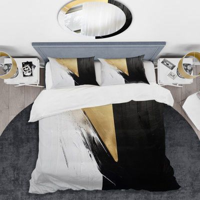 Ensemble de housse de couette en microfibre / polyester Minimal Joy