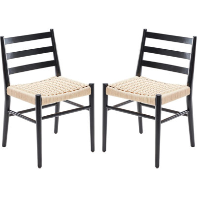 Dining Chairs, Woven Rope Seat