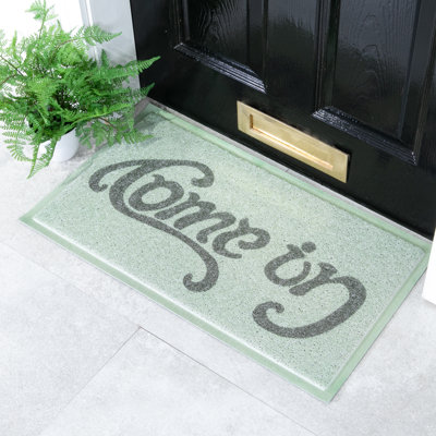 Ailse Non-Slip Floral Indoor Doormat