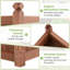 Cajigas Wood Planter Box