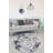 Gerbera Abstract Machine Made Polyester Blend Area Rug in Gray/Black-785517319