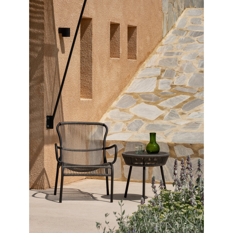 Loop Outdoor Lounge Chair, Gray