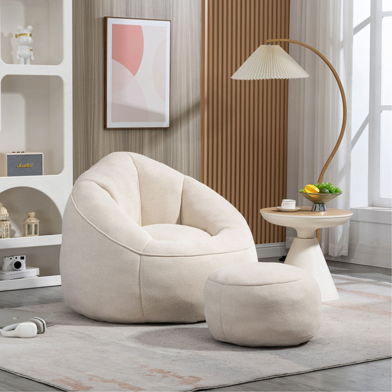 Fauteuil à billes Bedding, Beige