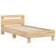 Vidaxl Bed Frame With Headboard Engineered Wood-98476593-98476595
