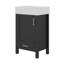 Meuble-lavabo moderne 20,28 po avec lavabo et tiroir en céramique-116619179