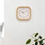 Solid Wood Analogue Wall Clock