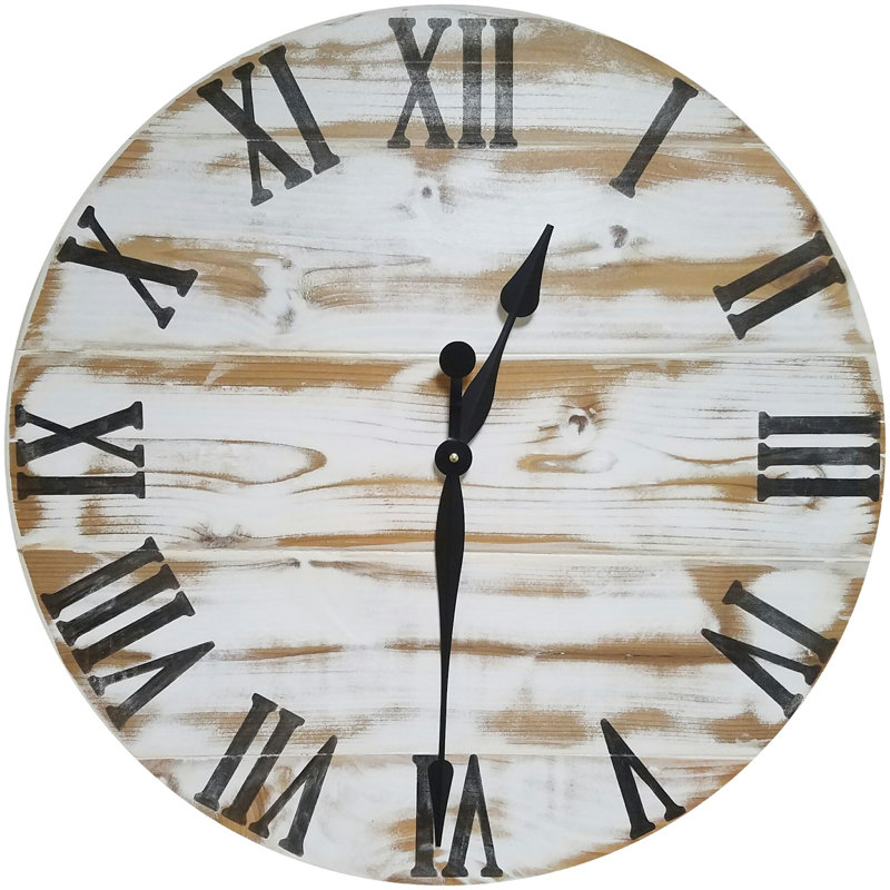 Seviervillle Wood Wall Clock, Medium