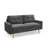 70''Velvet Square Arm Modern Style Sofa With Golden Leg-903016200