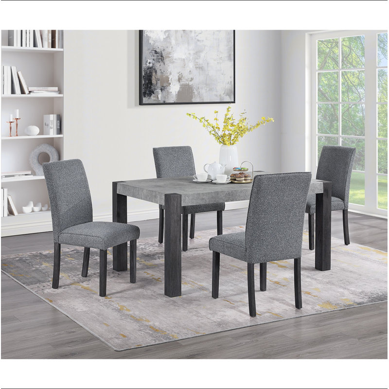 Chaises de salle à manger gris Marcia (ensemble de 2)
