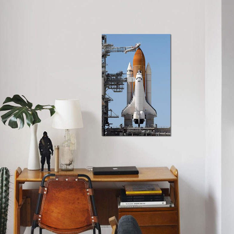 Reproduction d'art graphique sur toile tendue, H 26 po x l 18 po x P 1,5 po, Toile tendue, Pas de tapis