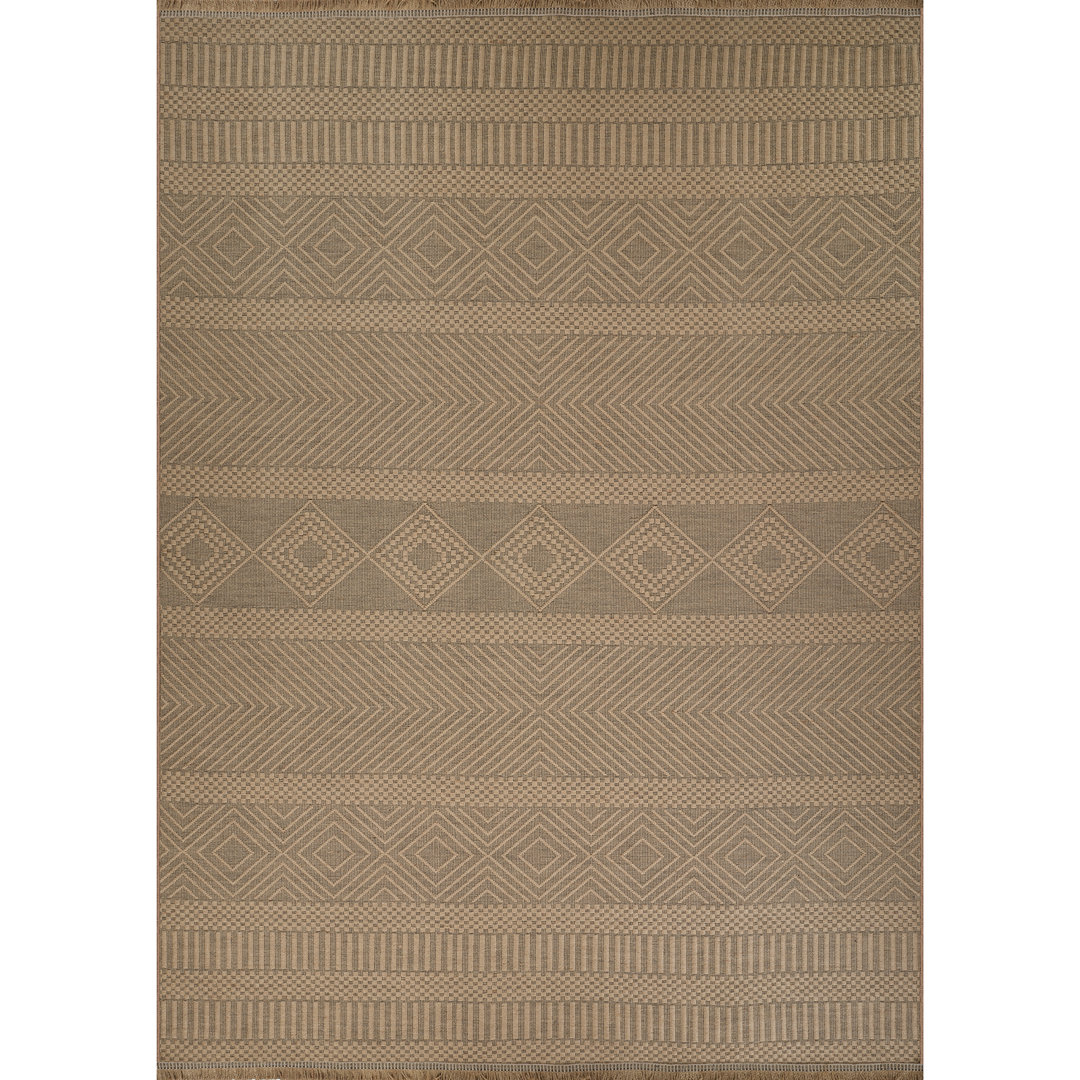 Teppich Gaspah in Hellbraun/Beige