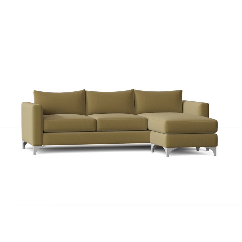 Vess Upholstered Sectional Reversible, Peyton Palm