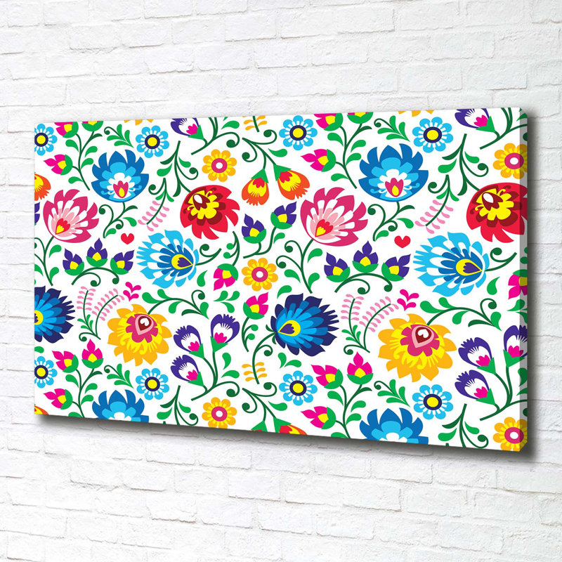 Ethnic Pattern - Wrapped Canvas Print