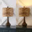 Lampe de table en résine Borka